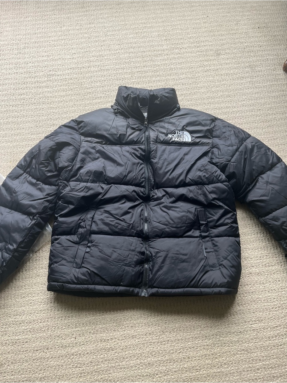 The North Face Black Puffer Jacket Size L